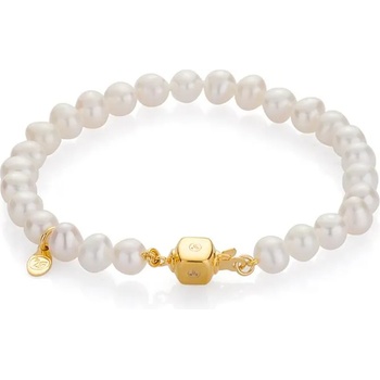 Image 1 of Swan Гривна със сладководни бели перли R172BWG Swan