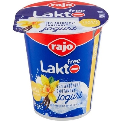 Rajo Lakto Free Smotanový jogurt vanilka 145 g