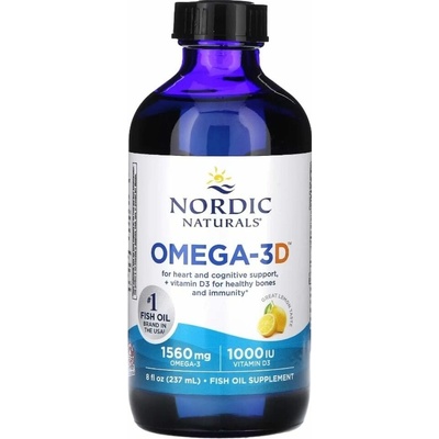 Nordic Naturals Omega-3D 1560 mg Citrón 237 ml