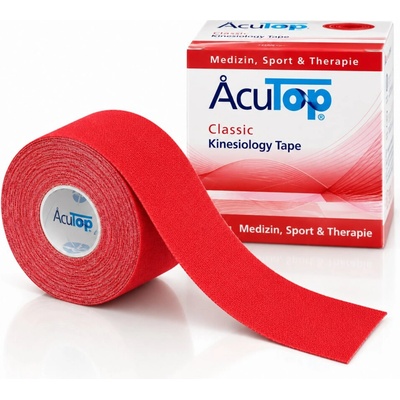 Acu Top Kinezilogické tejpy červený 5 cm x 5 m