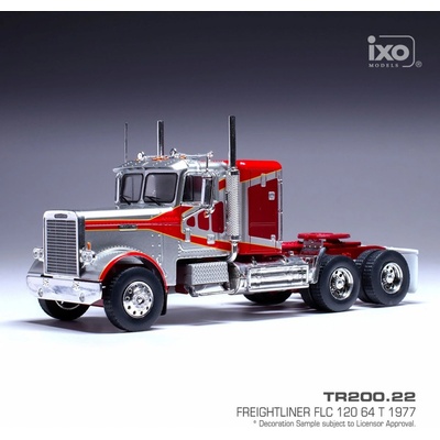 IXO Freightliner FLC 120 64 T 1977Červená 1:43