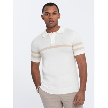 Ombre Clothing Кремава мъжка поло риза Ombre Clothing Ombre Clothing | Byal | МЪЖЕ | S