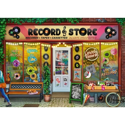 Ravensburger Retro vinyly 1000 dílků
