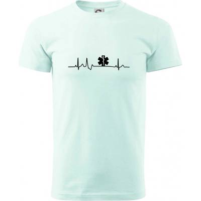 EKG rescue klasické pánské triko frost
