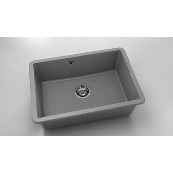 FAT Мивка за долно вграждане Vanguard 236, Fat Granite, 1006 Сив, с включен сифон