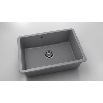 FAT Мивка за долно вграждане Vanguard 236, Fat Granite, 1006 Сив, с включен сифон