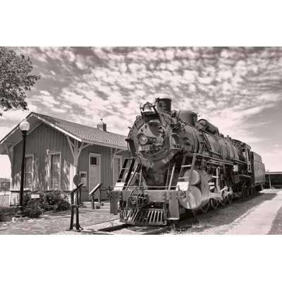 DIMEX ART Флизелинов фототапет стара парна машина 375 x 250 см