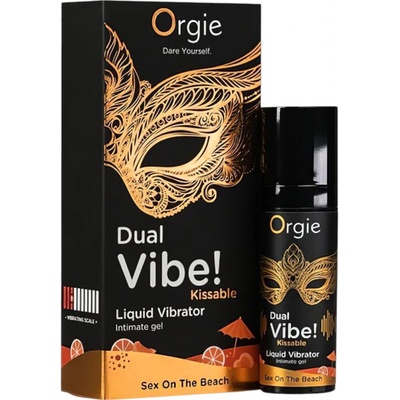 Orgie Dual Vibe! Kissable Liquid Vibrator Sex on the Beach 15 ml