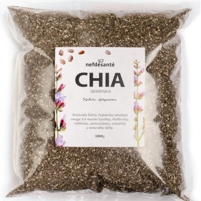 Nefdesanté CHIA semienka semená Šalvie 1000 g