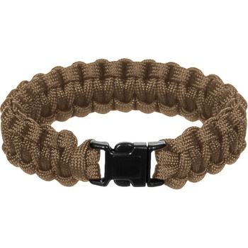 WARAGOD Гривна от паракорд с пластмасов клипс Corna, койот (WAR0073008)