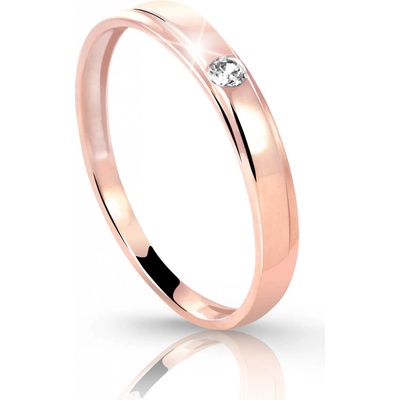 Cutie Diamonds prsteň z ružového zlata s briliantom DZ6707 1617 00 X 4