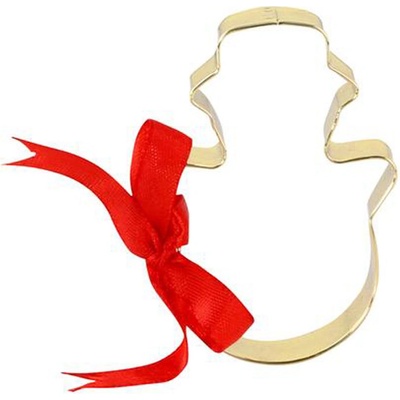 VYKRAJOVÁTKA NA CUKROVIE - SNEHULÁK, 7CM, ZLATÉ