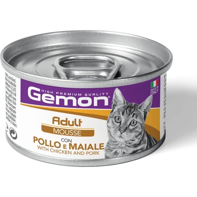 Gemon Cat Adult Chicken and Pork мус за котки - 2.5кг