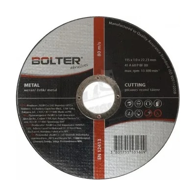 Bolle Диск за рязане на метал Bolter , 115 mm, A60P , XG53160 (XG53160)