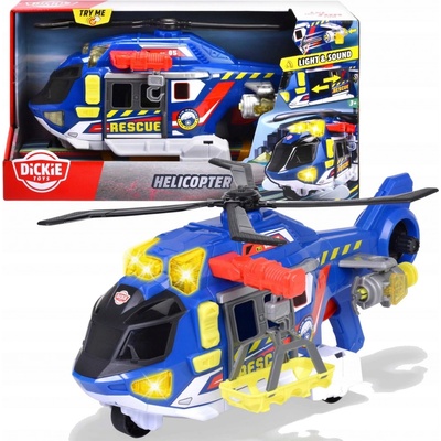 Dickie Záchranárska helikoptéra 39 cm svetlo zvuk