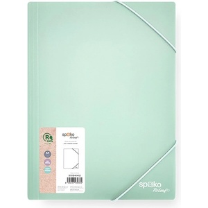 Spoko Гумена папка SPOKO ReLeaf PP A/4 SoftTouch ментово зелена S111041412 (S111041412)