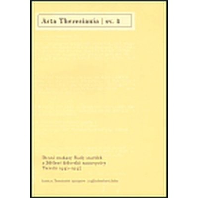 Acta Theresiania 1.