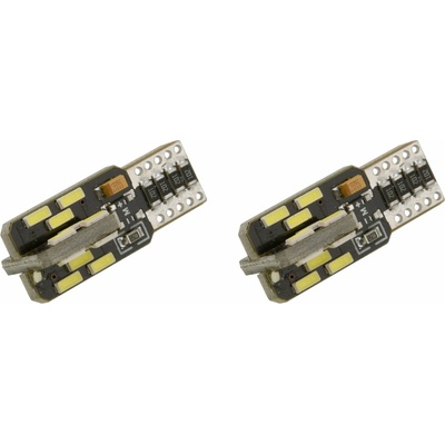COMPASS Žiarovka 24 LED 12 V T10 NEW-CAN-BUS biela 2 ks 8591686338287
