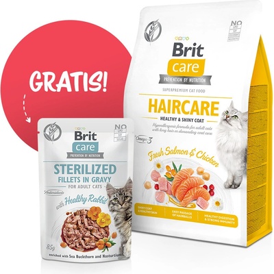 Brit Care Cat Grain Free Haircare 0,4 kg
