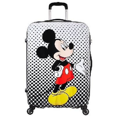 American Tourister Disney Legends Spinner 19C Mickey Mouse Polka Dots 88 l