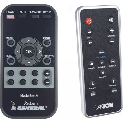 Dálkový ovladač General CANTON Musicbox M – Hledejceny.cz