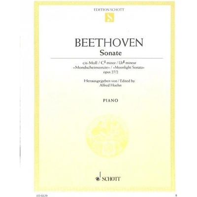 Sonata C sharp Minor op. 27/2 Sonáta Mesačný svit -Ludwig van Beethoven