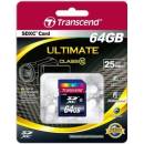 Pamäťové karty Transcend SDXC 64GB class 10 TS64GSDXC10