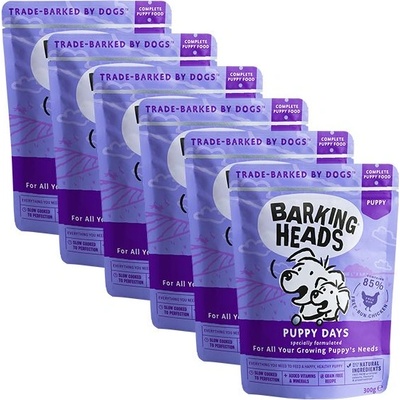 Barking Heads & Meowing Heads Puppy Days GRAIN FREE 6 x 300 г