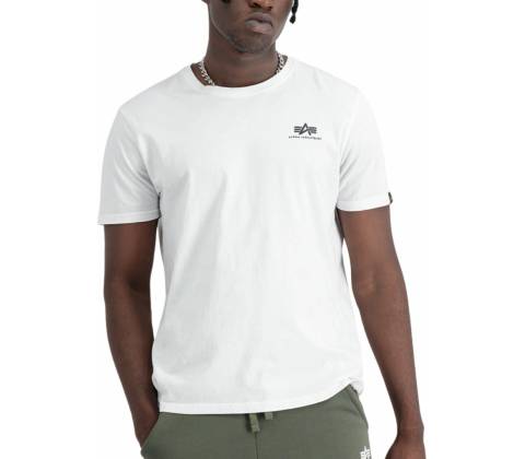 Alpha industries Basic small logo white