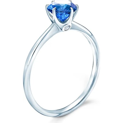 SAVICKI Годежен пръстен The Journey: бяло злато, син сапфир