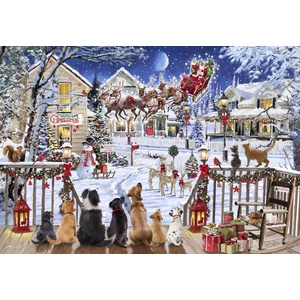 Bluebird Puzzle - Puzzle Pets on Porch - 1 000 piese