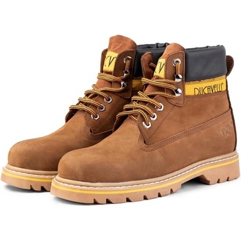 Ducavelli Мъжки боти от естествен набук - Камел (1391_Светло кафяв)