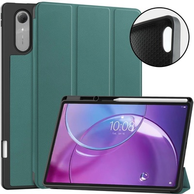 Vsetkonamobil 141468 LEATHER Zaklápací kryt pre Lenovo Idea Tab Pro Gen 2 zelený