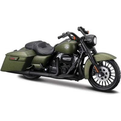 Maisto HD Motocykel 2022 Road King Special zelená 1:18