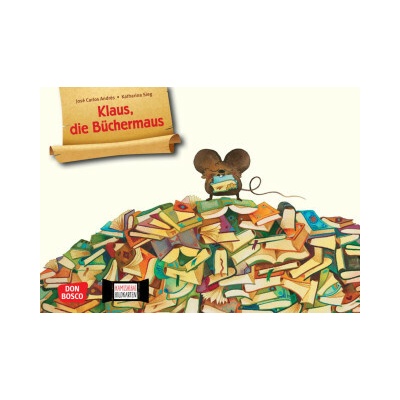 Klaus, die Büchermaus. Kamishibai Bildkartenset