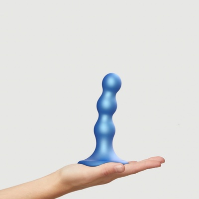 STRAP ON ME DILDO PLUG BALLS METALLIC S