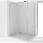 Mexen Omega плъзгаща се душ кабина 130 x 100 см, прозрачна, хром - 825-130-100-01-00 (825-130-100-01-00)