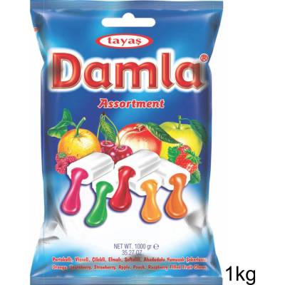 Tayas Damla Assortment Ovocné bonbóny 1 kg