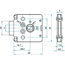 Assa Abloy FAB 462 BEZ VLOZKY NABYTKOVY ZAMEK