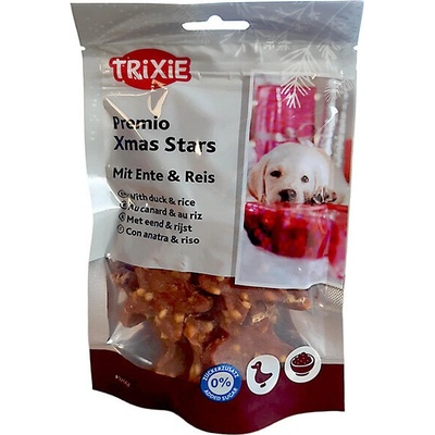 Trixie PREMIO Xmas Stars kačica s ryžou 100 g