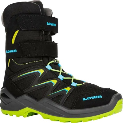 Lowa Maddox Warm GTX HI kids 640783 black/lime – Zboží Mobilmania
