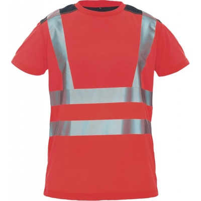 Cerva Reflexné tričko Knoxfield HVPS červená