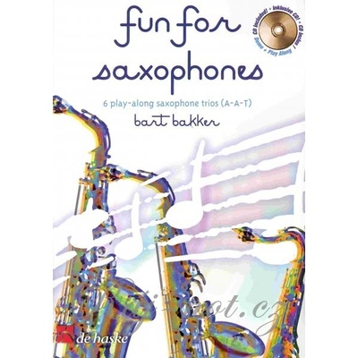 FUN FOR SAXOPHONES + CD / saxofónové tria AAT