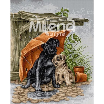 Image 1 of Milena Style Двама под дъжда конци dmc