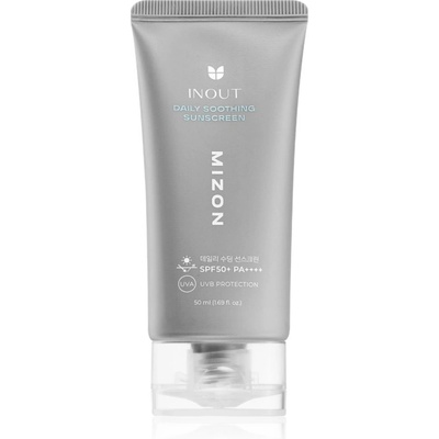 Mizon Inout Daily Soothing Sunscreen ултра лек защитен флуид с успокояващ ефект SPF 50+ 50ml