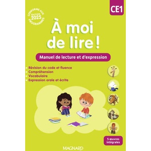 À moi de lire ! CE1 - Manuel de lecture et d'expression (2025)