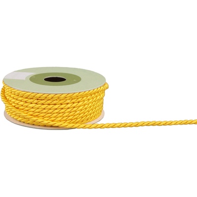 Provázek polyesterový 4mm x 4,6m vzor 2040 215-ŽLUTÁ