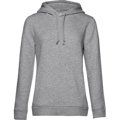 B&C Collection B&c inspire hooded women / Дамски суичър с качулка - светлосив s (01w34b61001)