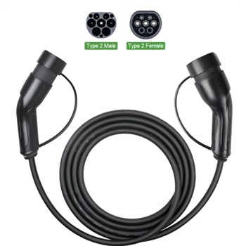Omnyx Кабел за зареждане на електрически превозни средства тип 2, 11kW, 5м