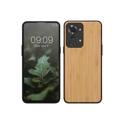 kwmobile Dřevěné OnePlus Nord 2T 5G světle hnědé